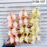 Impression Pack of 12 Pcs Pearl Style Hair Clutcher  Plastic Hair Clutcher